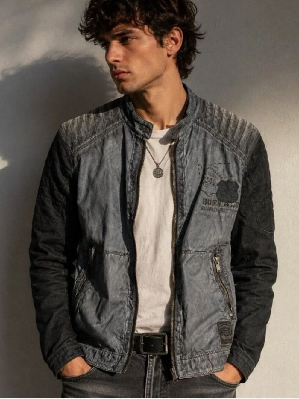 NWT Buffalo David Bitton Moto Jacket Size XL